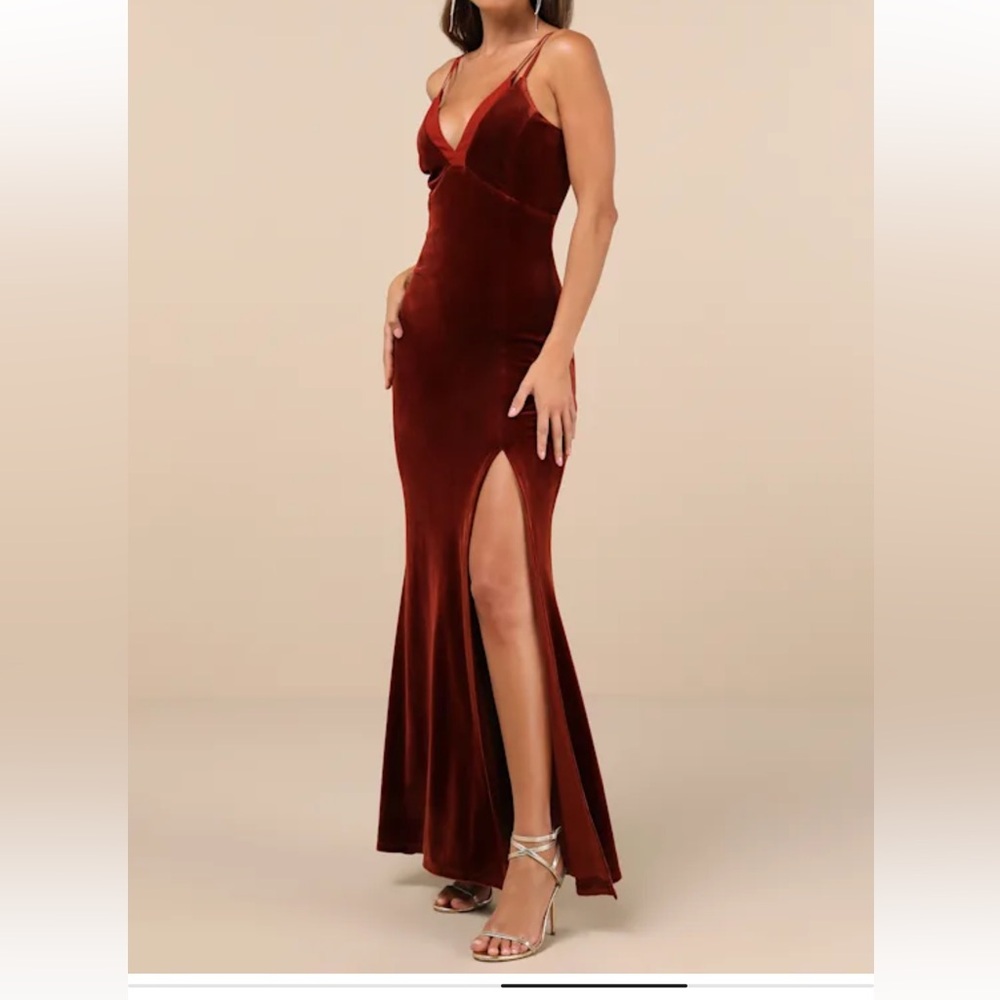 Lulus Rust Dress